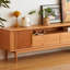 Meuble télé en bois massif de style japonais-106262500