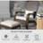 Outsunny Patio Wicker Adirondack Chair With Ottoman, Outdoor Fire Pit Chair With Cushions, High-Back, Large Seat & Armrests For Deck, Garden & Backyard-541457517