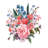 French Country Polyester Floral Duvet Cover-59148254