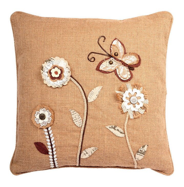 Coussin décoratif Nature Love Garden, Duvet de plume