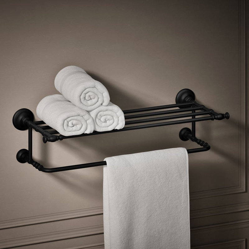 Artifacts Hotelier Wall Shelf, Matte Black