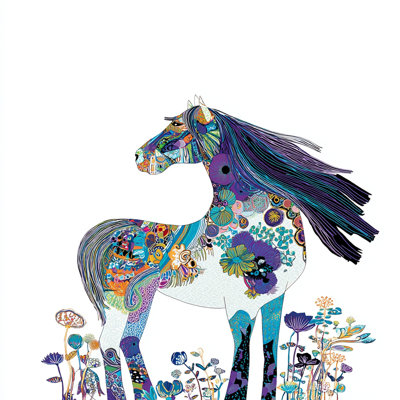 «Garden Silhouette», art mural sur toile tendue