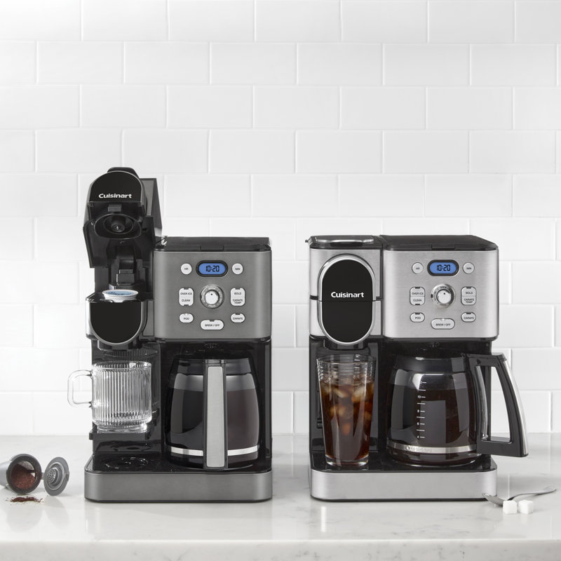 Coffee Center 2-IN-1 Coffeemaker, Silver