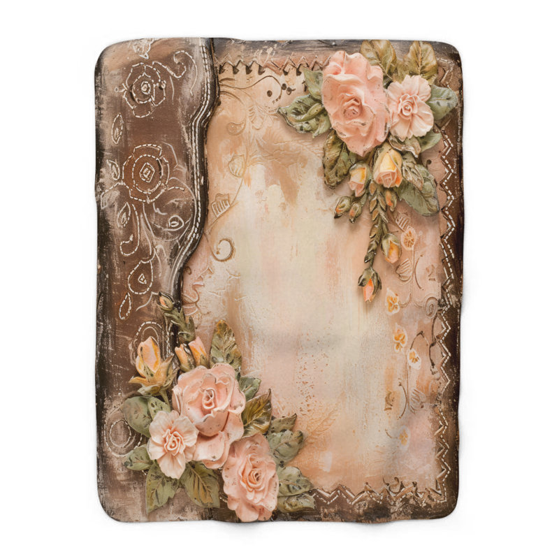 Rodeo Queen Revival - couverture sherpa 1 pièce de qualité supérieure - reproduction d'art luxueuse, Lit simple