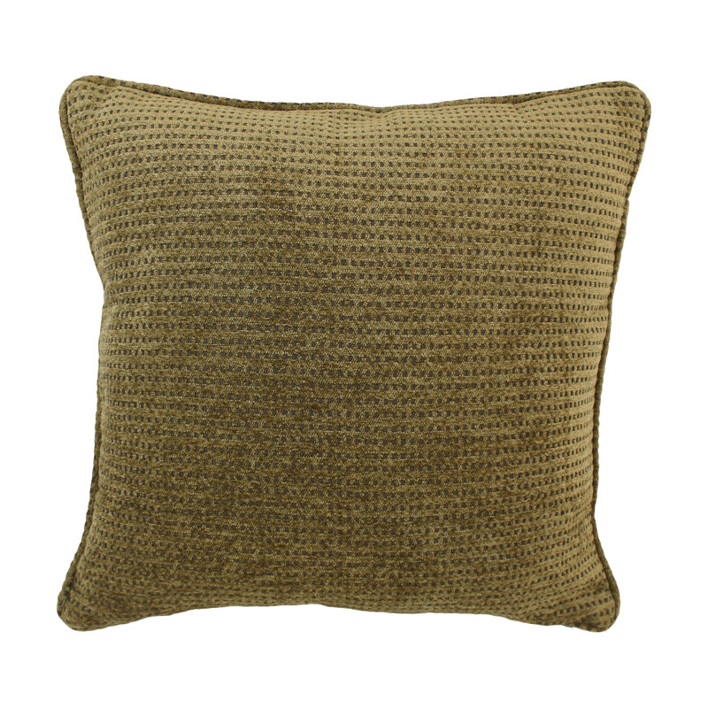 Coussin décoratif en chenille avec corde