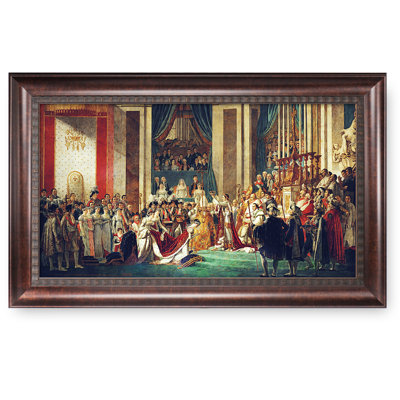 Le couronnement de Napoléon et le couronnement de Joséphine, reproductions d'art classique sur toile, estampe numérique sur toile pour la décoration intérieure
