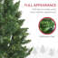 Arbre de Noël artificiel de 9 pi avec 1298 branches, ouverture automatique, base en acier, aiguilles de pin