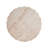 Outdoor/Indoor Lightweight Concrete Side Table,Cylinder Travertine Finish Accent Table