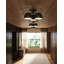 Fosso 17-in Gold Semi-Flush Mount-1913005511
