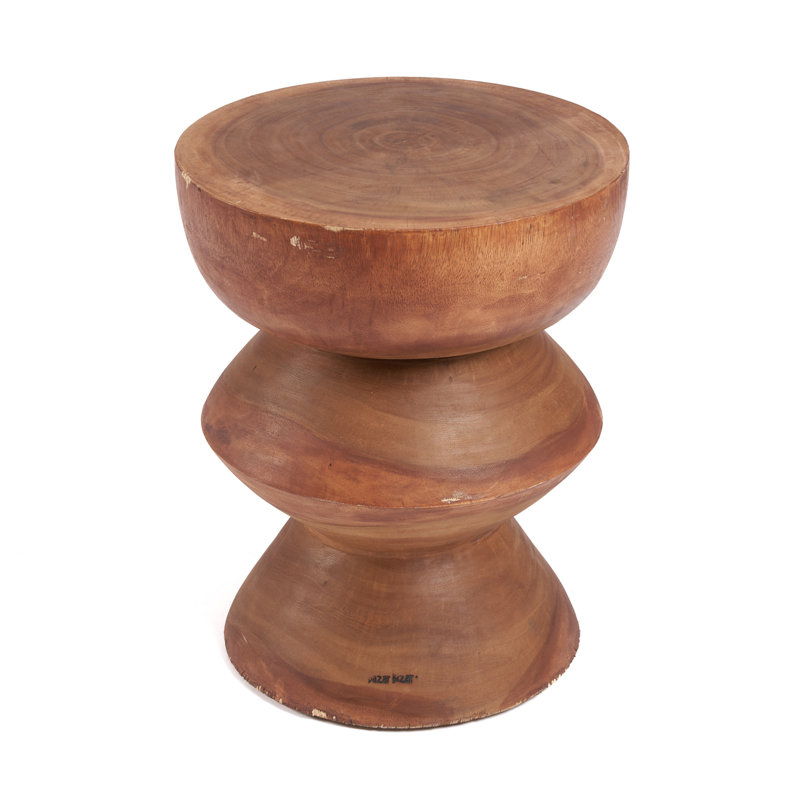 Aravale Solid Wood Accent Stool