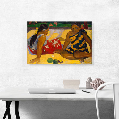 " Tahitian Women on the Beach 1891 " by Paul Gauguin Oil Painting