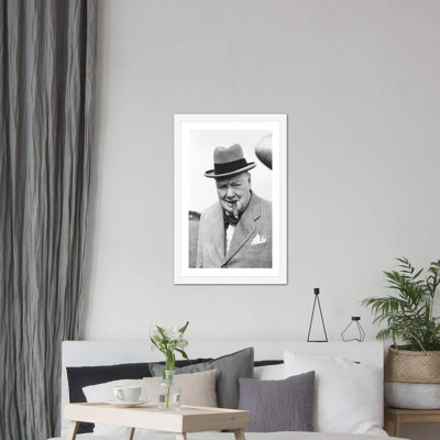 " Winston Churchill Portrait " by Unknown Artist