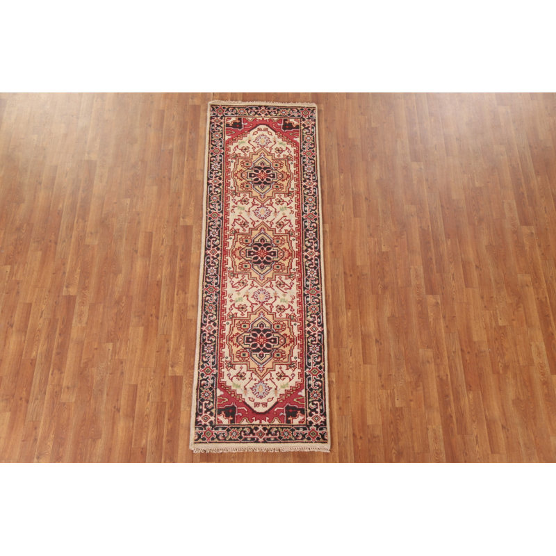 Tapis de couloir oriental ivoire 3x8
