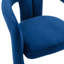 Fauteuil de cuisine en velours rembourré-106807007