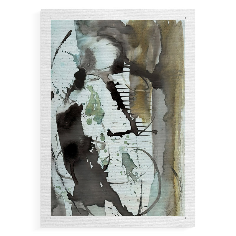 «Lyrical Abstract I», impression sur toile seulement - non encadrée, H 27 po x l 18 po