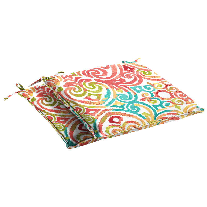 Outdoor Dining Chair Seat Cushion, 2" H x 19" W x 19" D