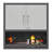 Metal Wall-Mounted Tool Storage Cabinet With Locking Door And 1 Shelf, Entryway Cabinet