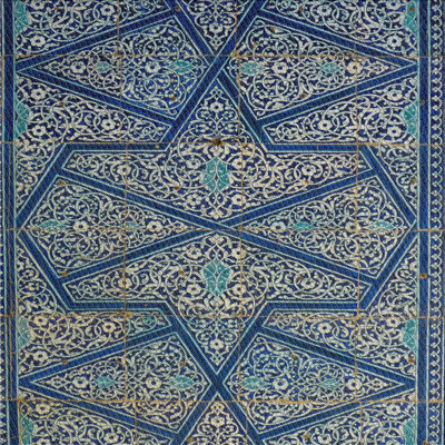 Tapis bleu/gris à tisser électrique