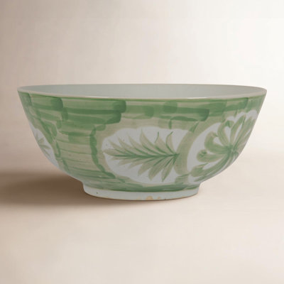 Caspen Hand-Painted Stoneware Bowl