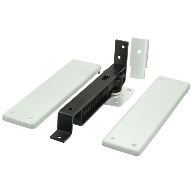 3.81'' x 9.75'' Spring Hinge, Prime Coat White