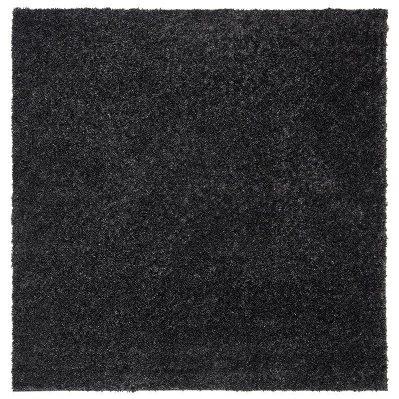 Jiang Charcoal Area Rug, Square 3'