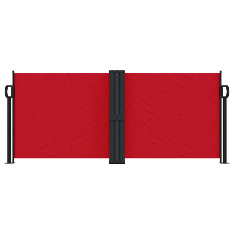 Retractable Side Awning, 100" H x 1000" W, Red