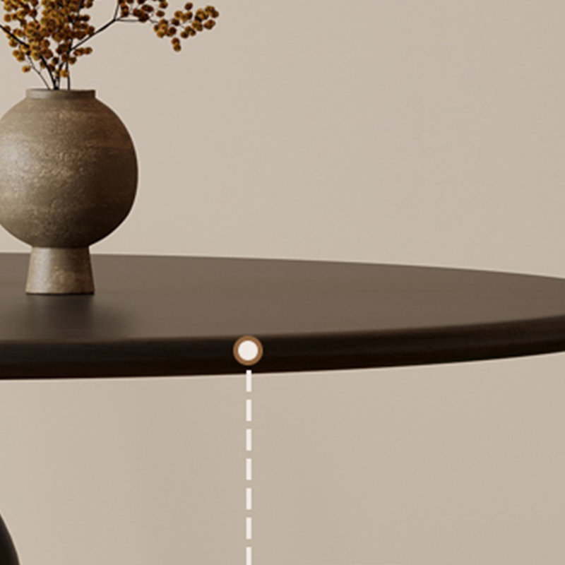 Medieval Style Round Dining Table, 29.52"H x 53.14"L x 53.14"W