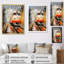 «White Red Train Journey», reproduction d'art sur toile moderne-91384832-91384831