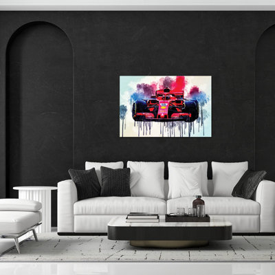 " Carlos Sainz Ferrari Sf21 2021 F1 Cars Formula 1 Scuderia Ferrari New Sf21 F1 " by Sissy Angelastro