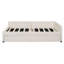 Lit plateforme double tapissier avec USB et 2 tiroirs-1059213450