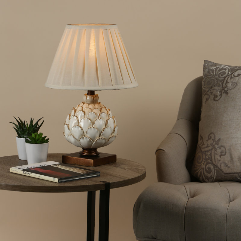 Ridgeview Resin Table Lamp, 45 cm H