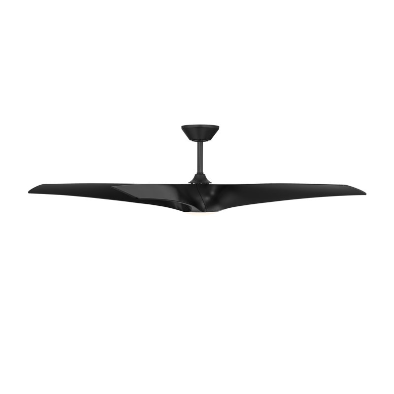 Zephyr 5 5-Blade Smart Ceiling Fan, Matte Black