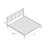 Gaspard Solid Wood Open-Frame Bed-385360718