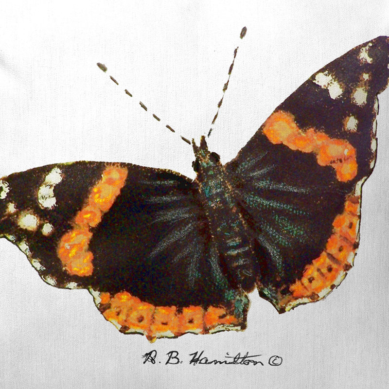 Coussin intérieur/extérieur Admiral Butterfly