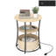 Top End Table and Built-In Electrical Outlet