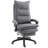 Adjustable Swivel Office Chair With Reclining Function And Footrest For Ultimate Comfort And Productivity.