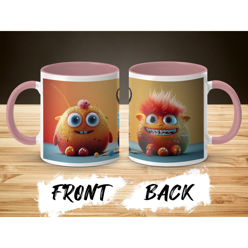 Ceramic Coffee Mug, Pink