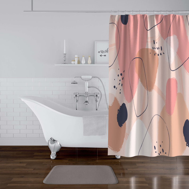 Rideau de douche simple Eskridge, H 90 po x l 70 po