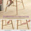 Tabouret de bar et de comptoir pivotant rembourré (ensemble de 2)-1415708758-1415708759