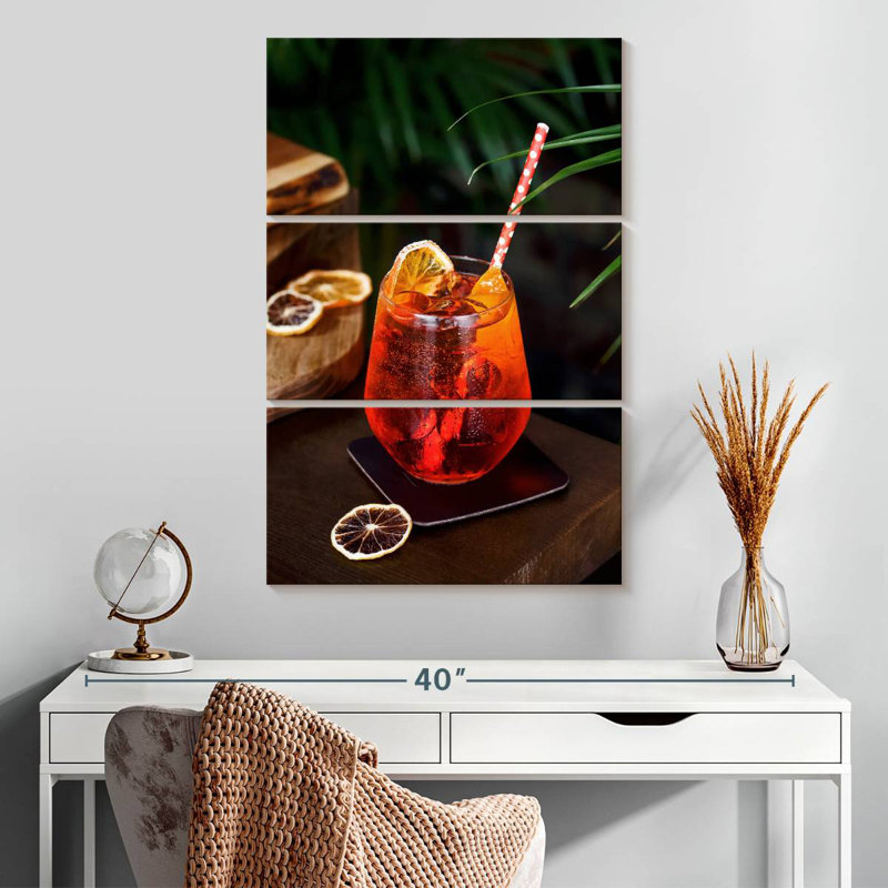 Yarlin Aperol Spritz, 32" H x 20" W