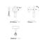 Tubino 4" Unique/Statement Geometric LED Semi Flush Mount-1973751700