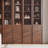 High quality black walnut bookcase