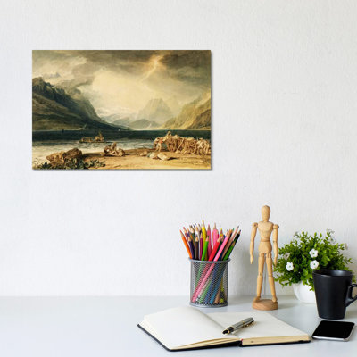 The Lake Of Thun, Switzerland, C.1802-10 by J.M.W. Turner - Wrapped Canvas Painting