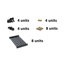 Pettegrow 60cm W Height -Adjustable-535522602