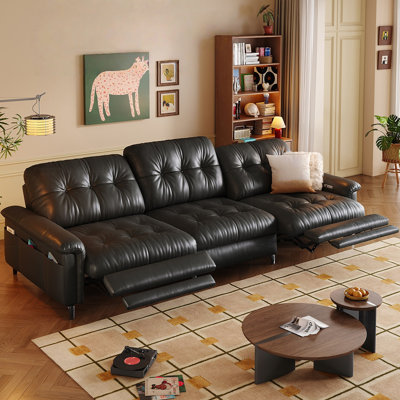 Coussin modulaire en cuir véritable