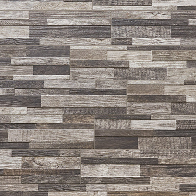 Carrelage mural en bois 6 "x 24" Inwood, Noir