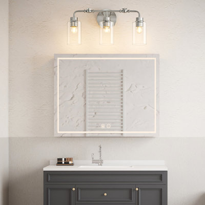 Éclairage pour meuble-lavabo 3 lumières avec pivot réglable
