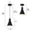 Luminaire suspendu 1 lumière Keshandra-1901364387