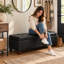 Banc de rangement en simili cuir Loggins-1367575393