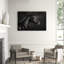 Black Horse Profile Print-24078611